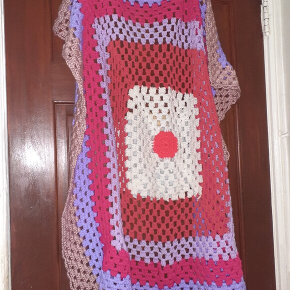 CROCHET HAND KNITTED COUCH THROWS - Picture 4 of 7